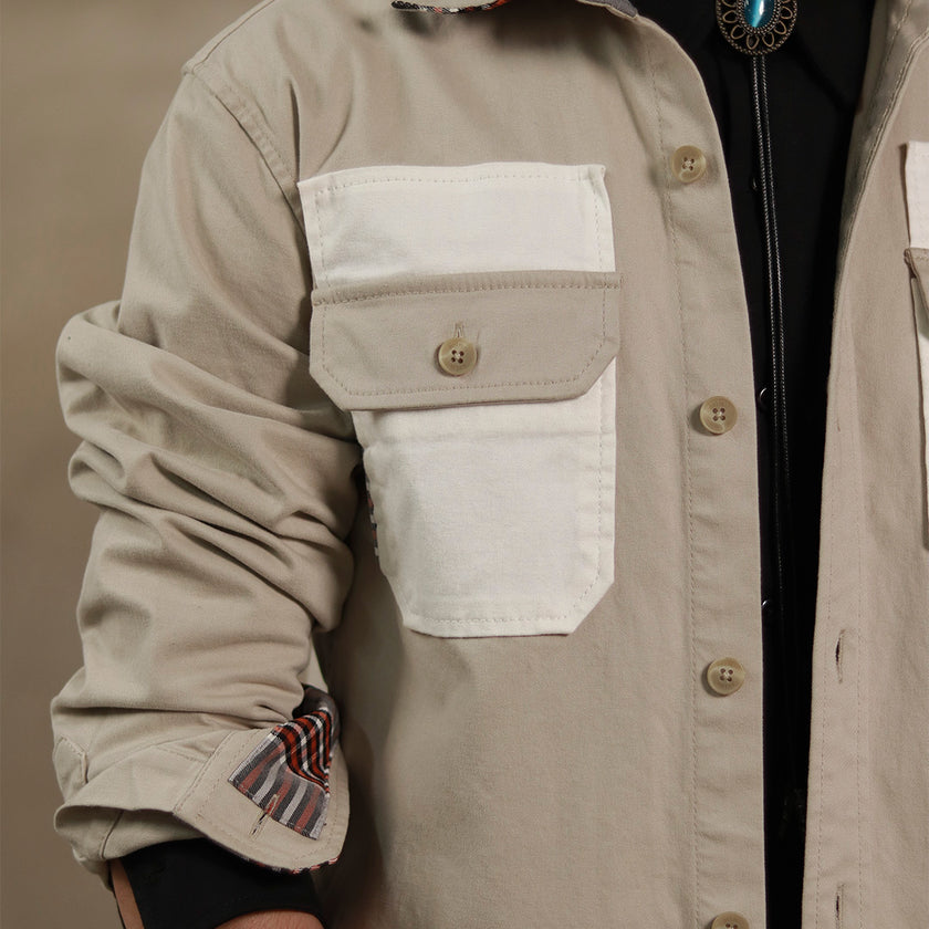 CHAQUETA MASCULINA SAFARI