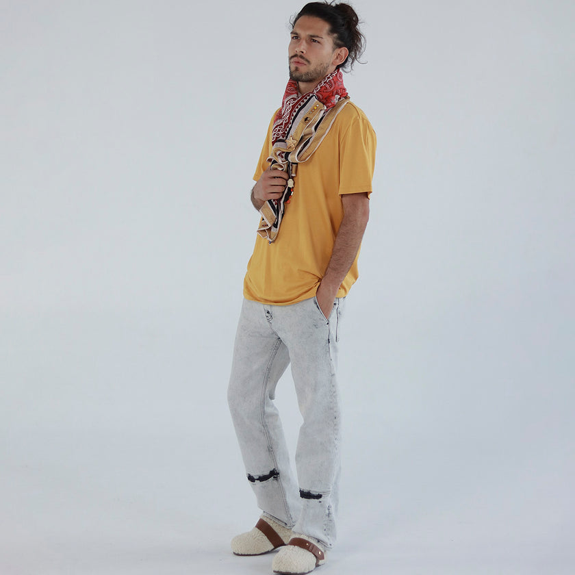 JERSEY VINTAGE MOSTAZA