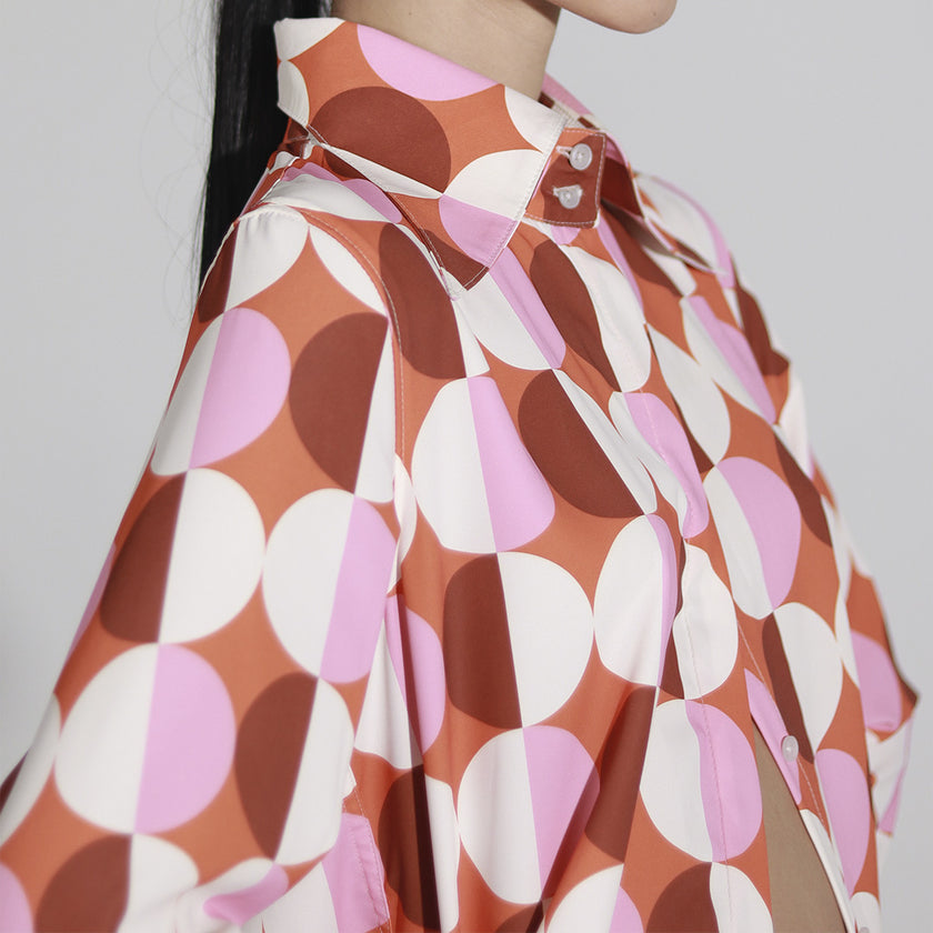 Camisa Vintage Círculos