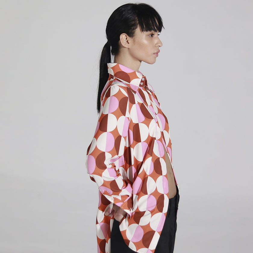 Camisa Vintage Círculos