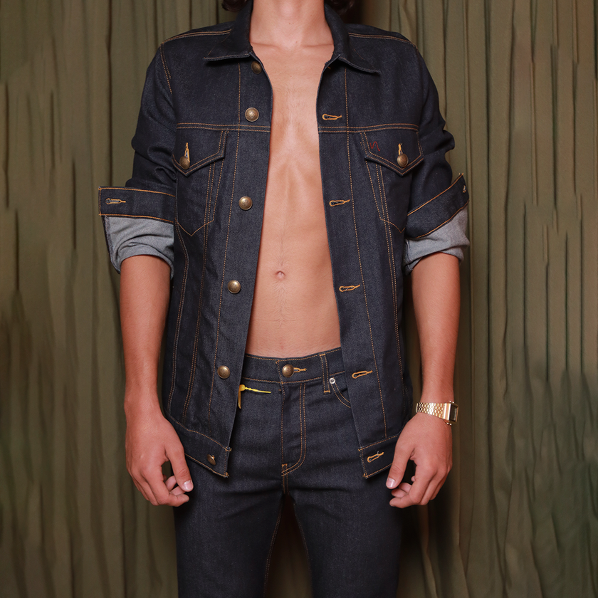 CHAQUETA DENIM MASCULINA