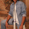 CAMISA DENIM RAYATIZA
