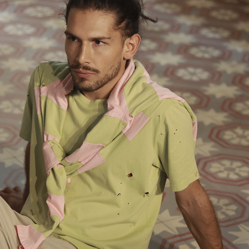 Jersey Vintage Verde Limón