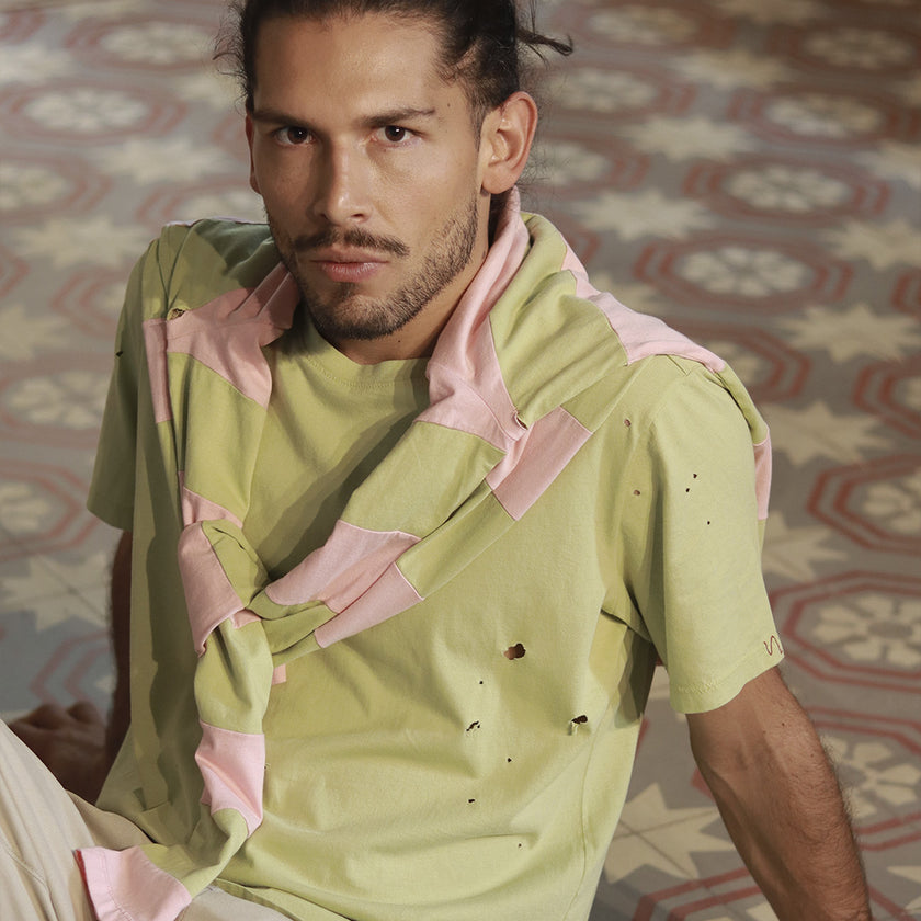 Jersey Vintage Verde Limón