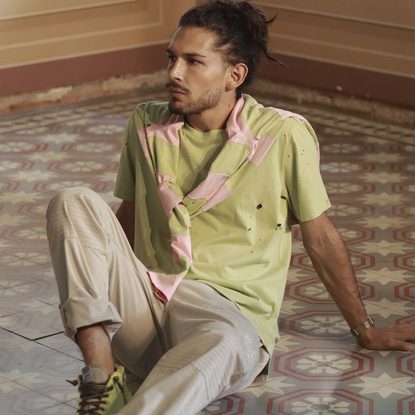 Jersey Vintage Verde Limón