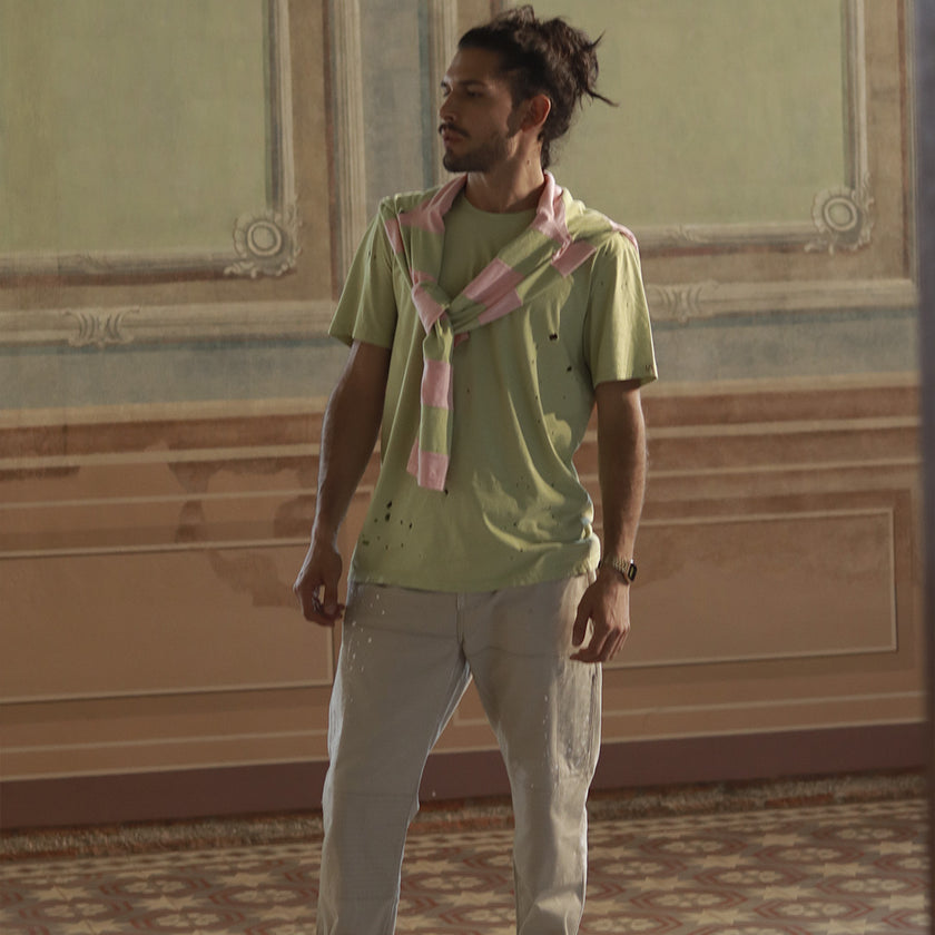 Jersey Vintage Verde Limón